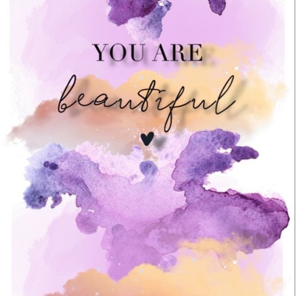 💜YOU ARE BEAUTIFUL💜 - Picture 1 of 3